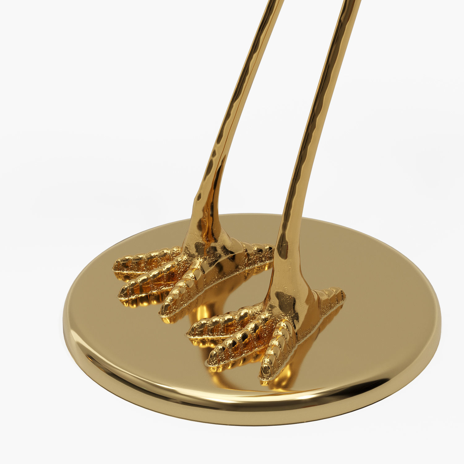 Side table Crane 3D model_5