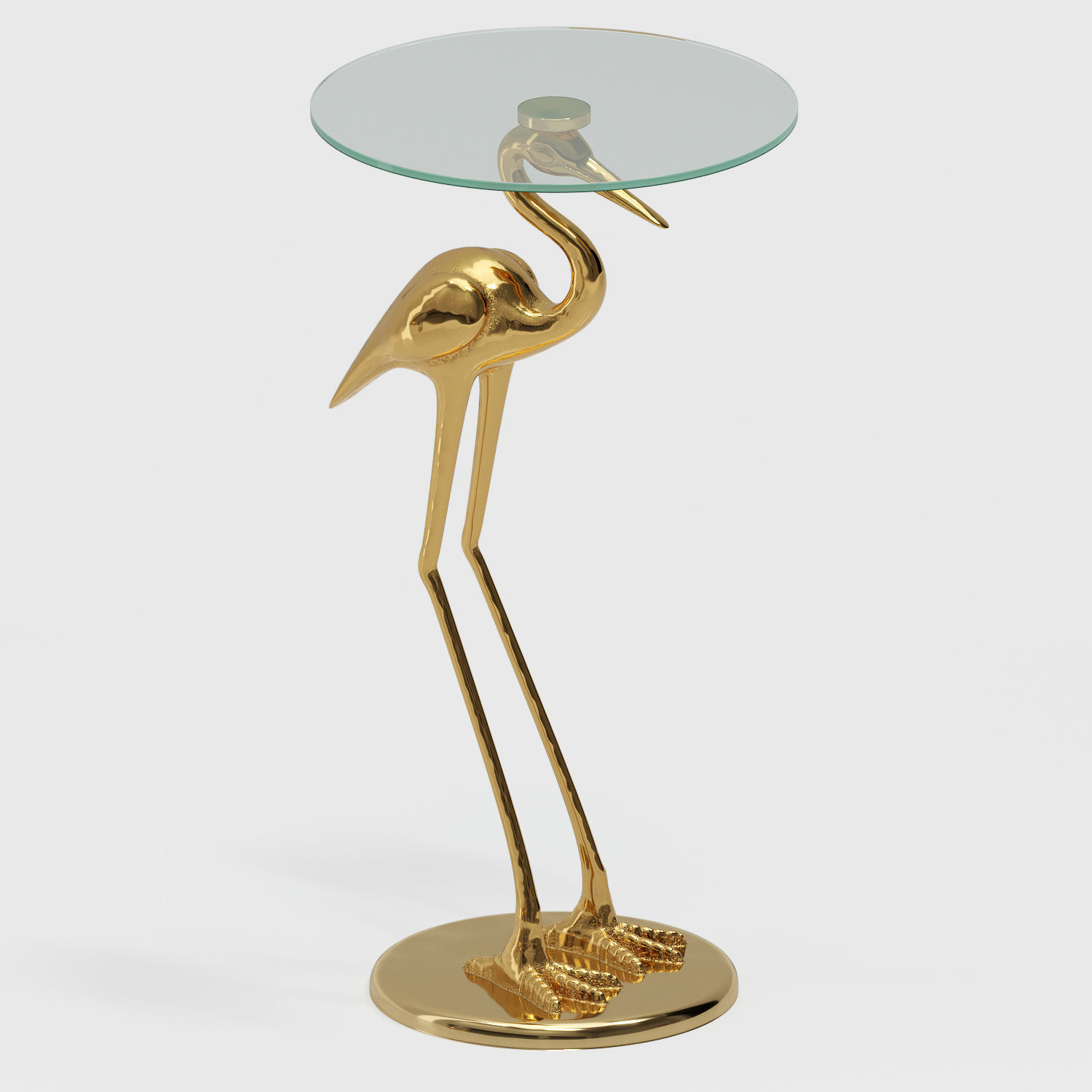 Side table Crane 3D model_2