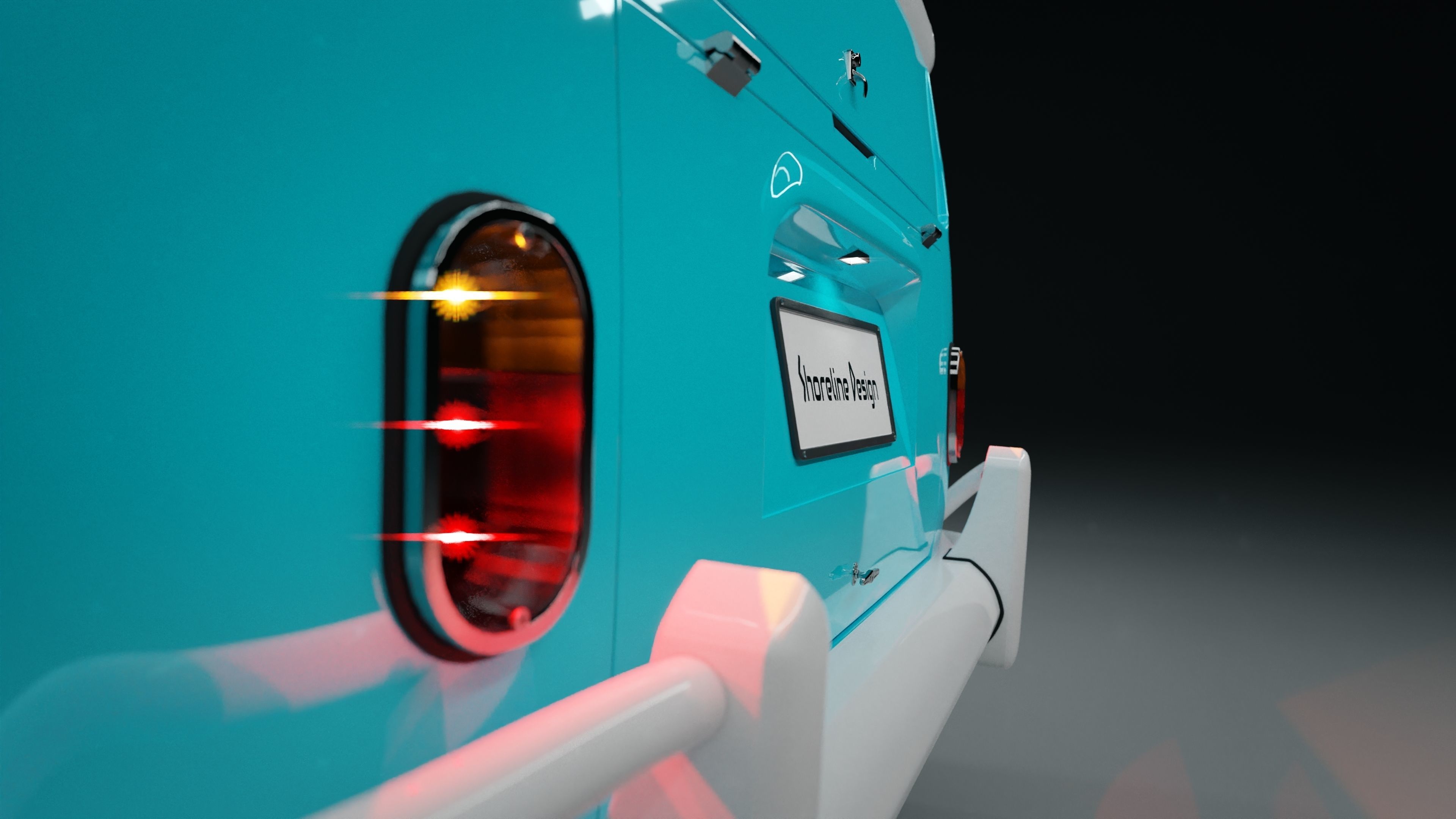 Volkswagen Type 1 camper van 3D model_5