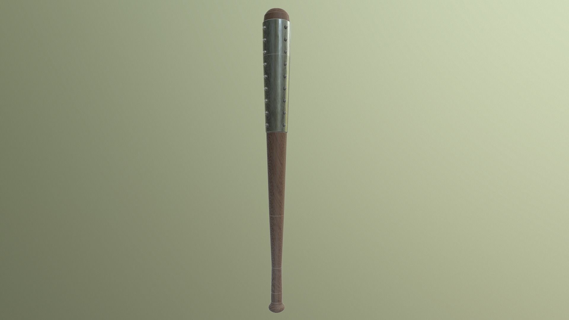 Spiked Bat Low-poly 3D model_2