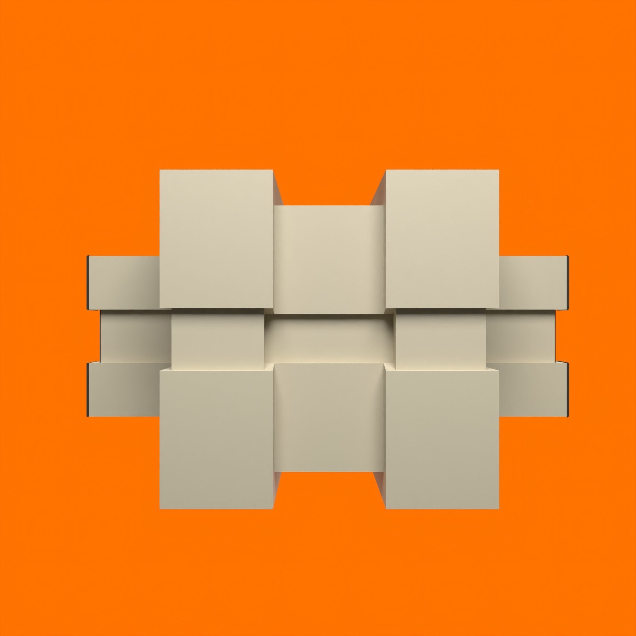 Retro Robot Free low-poly 3D model_4