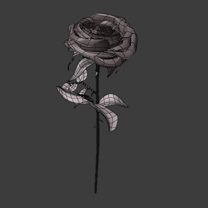 Rose 3d Model 3D model_2