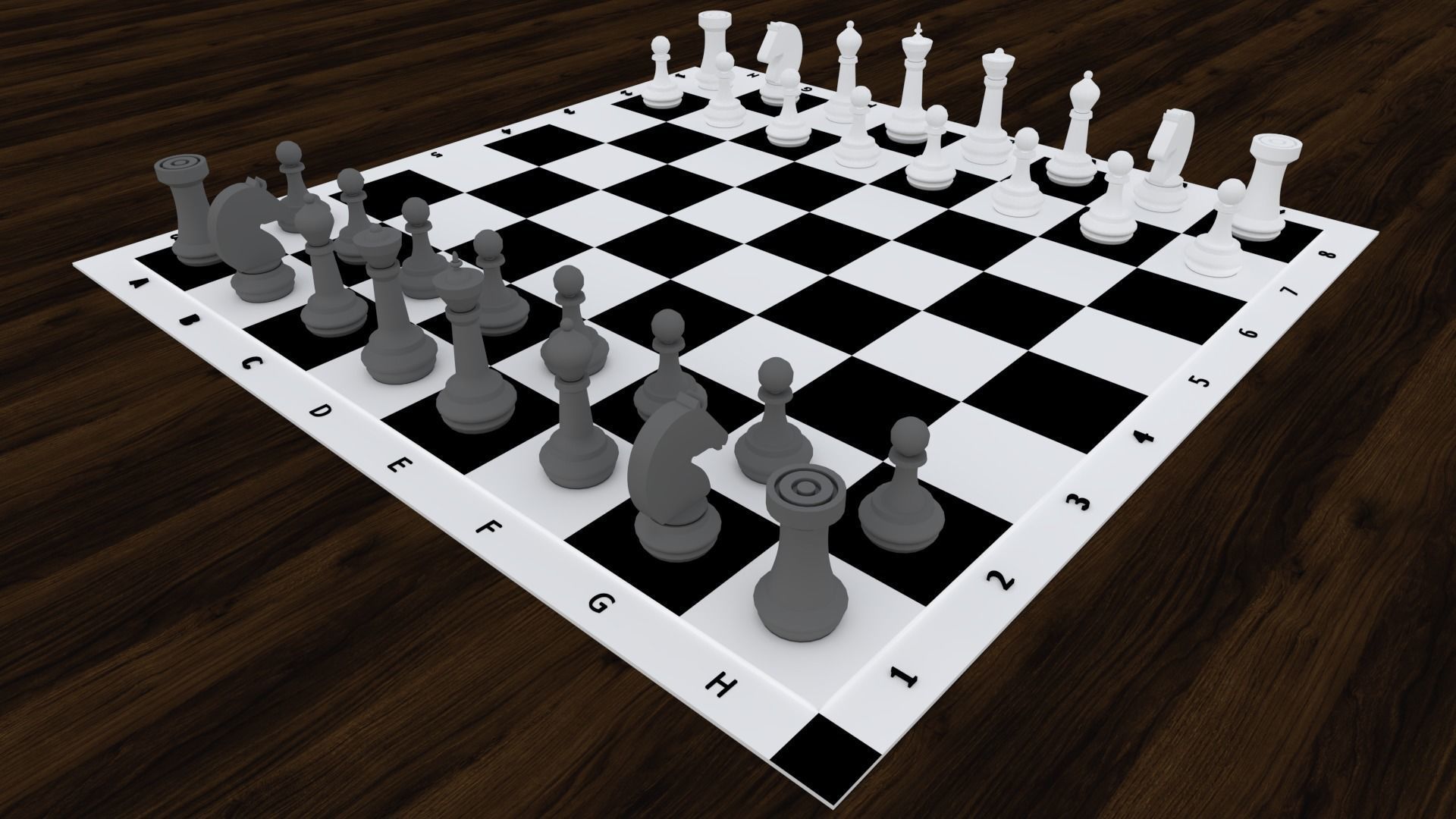 Chess piece 3D print model_5