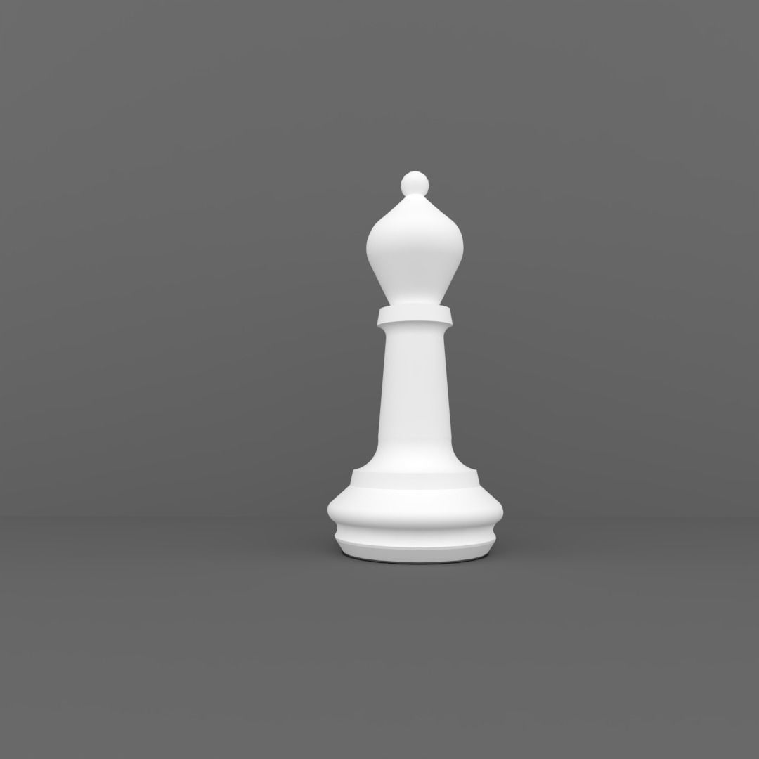 Chess piece 3D print model_11