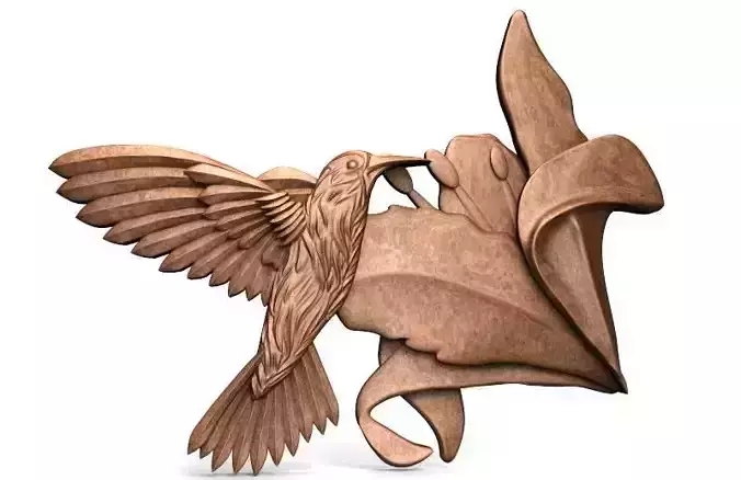Hummingbird CNC 3 3D print model