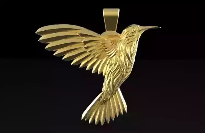 Hummingbird pendant 4
