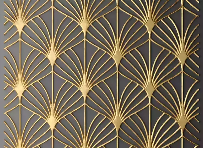 Panel lattice grille