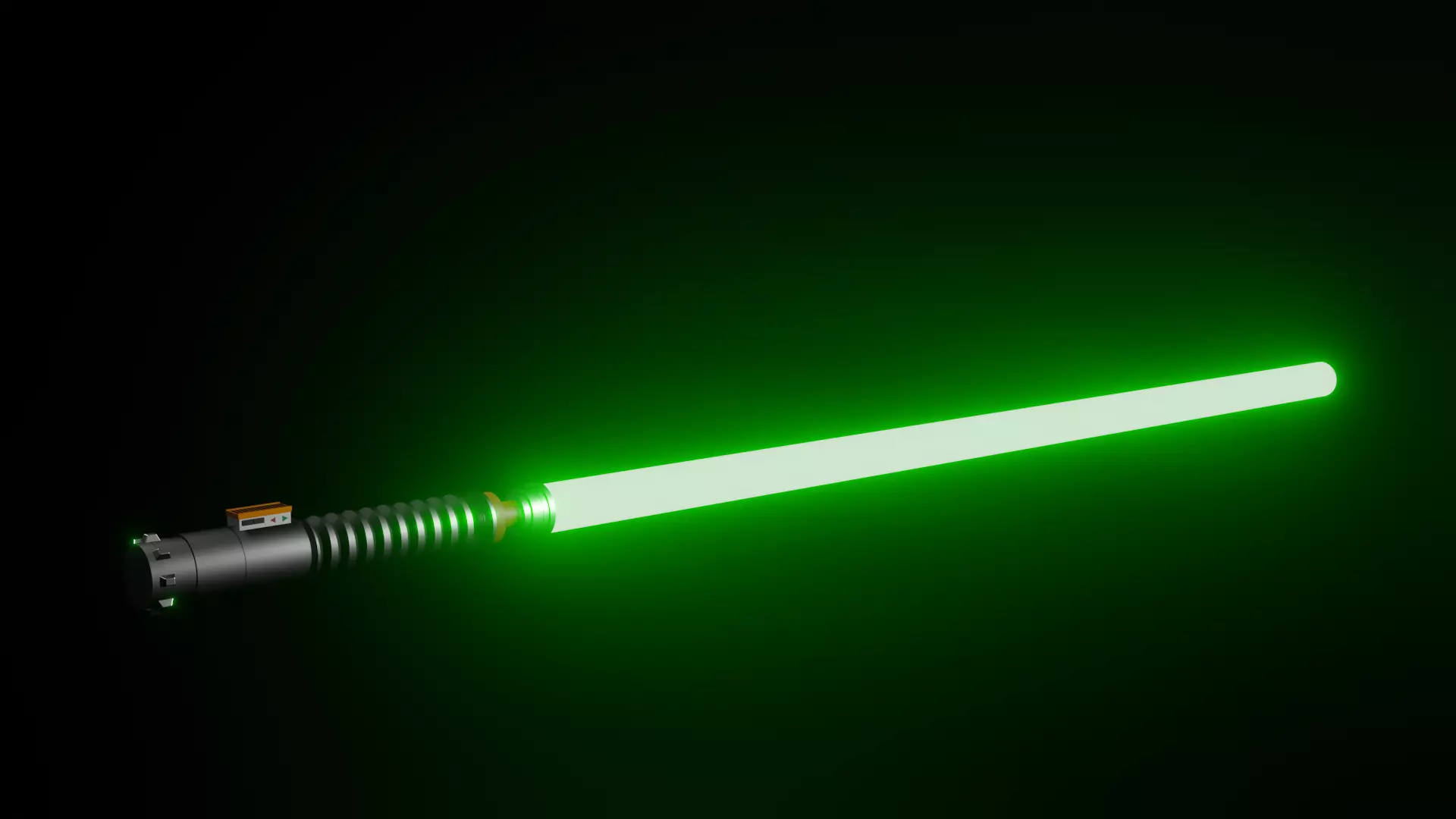 Luke Skywalker Lightsaber 3D model_0