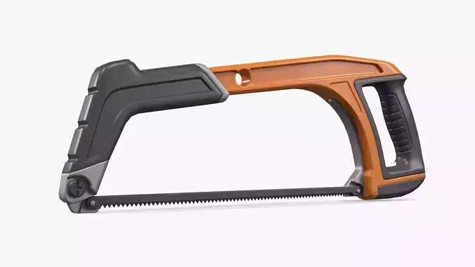 Hacksaw orange and saw
