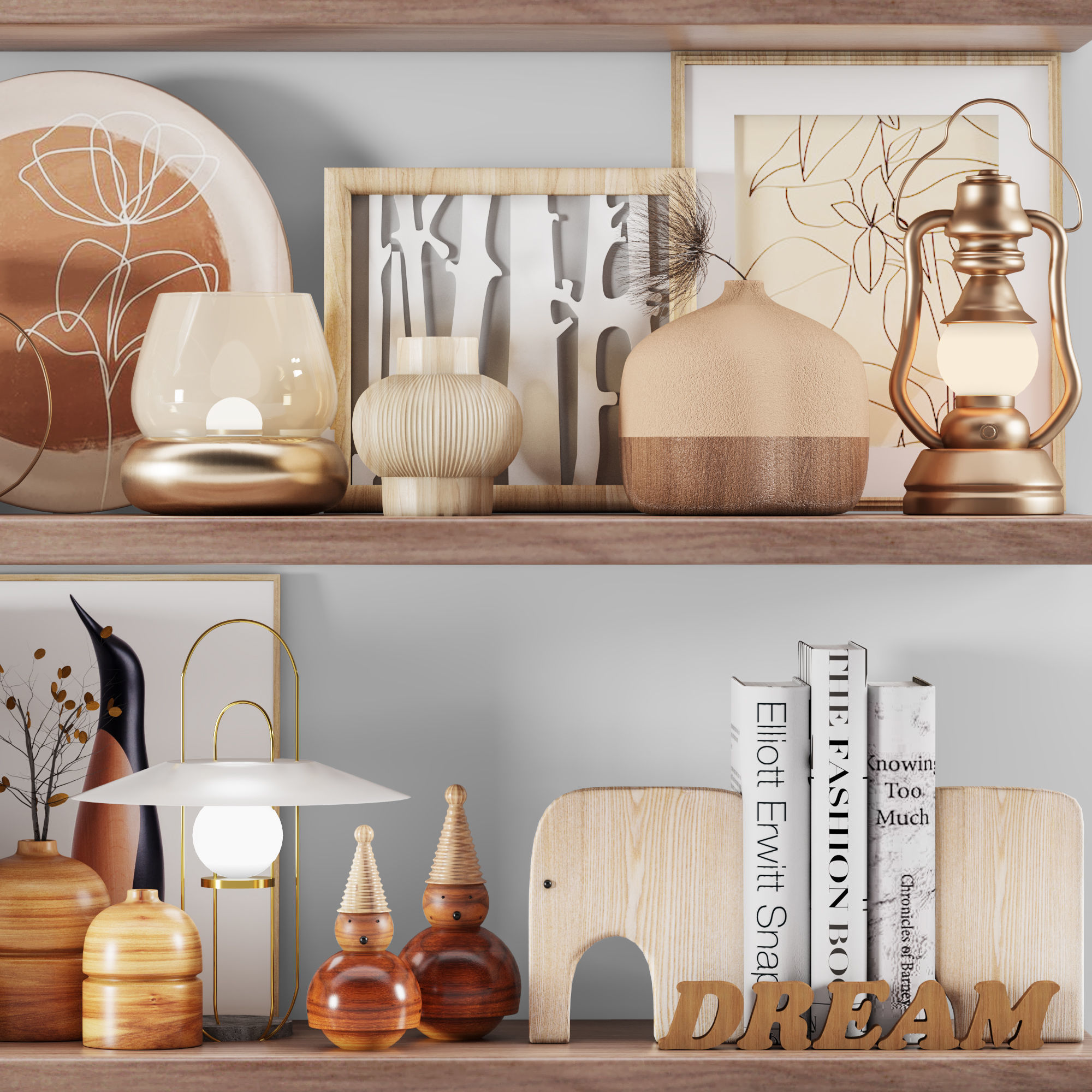 decorative set11 3D model_1