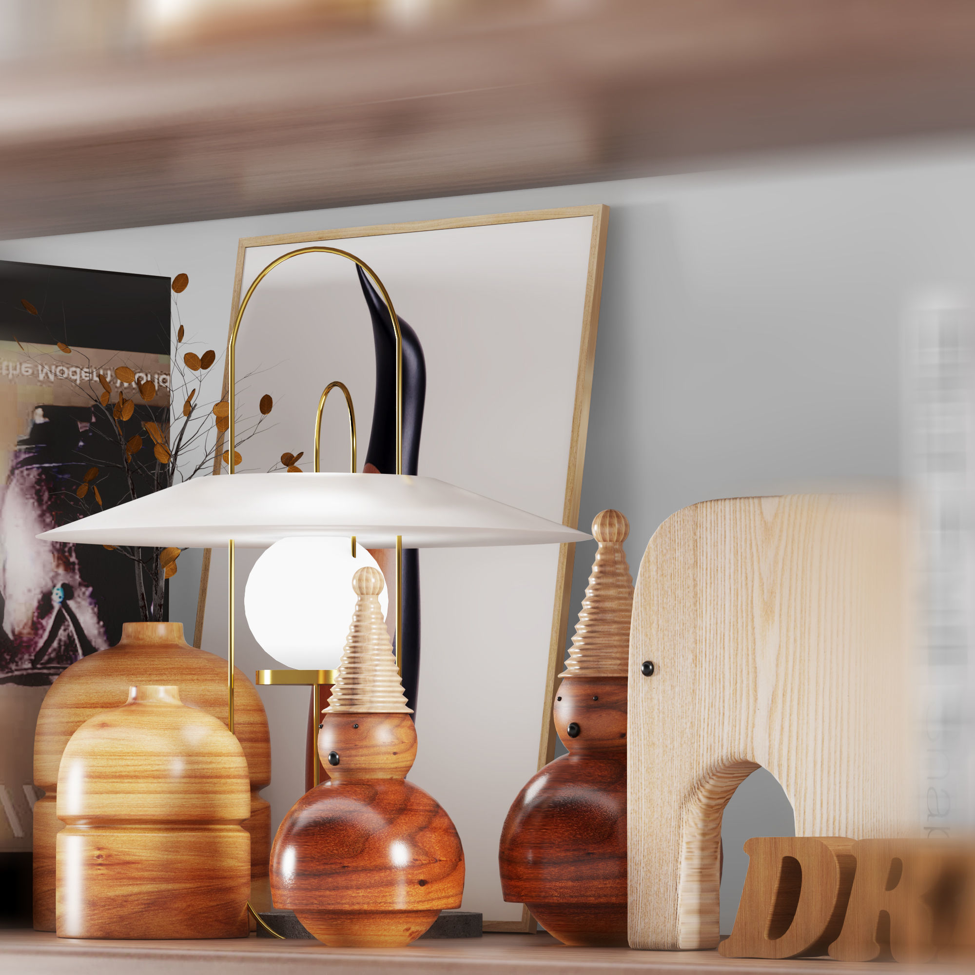 decorative set11 3D model_6