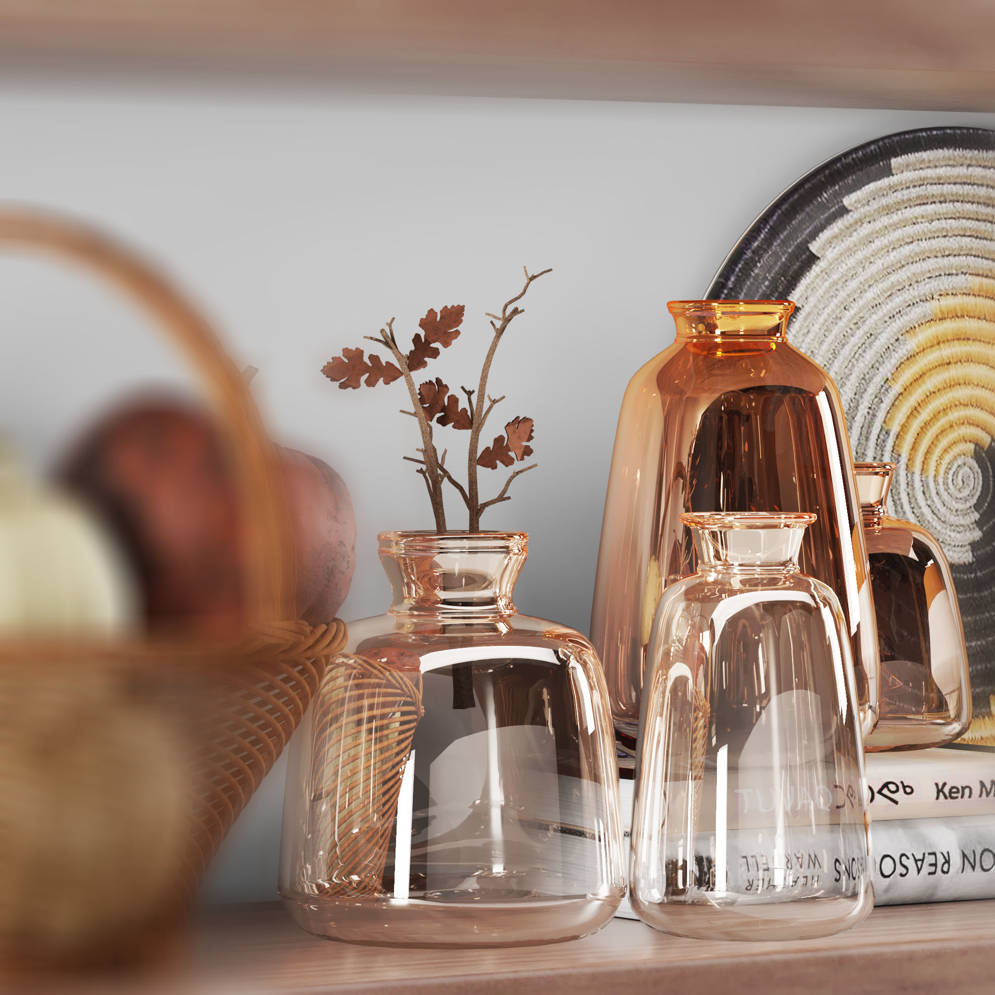 decorative set11 3D model_3