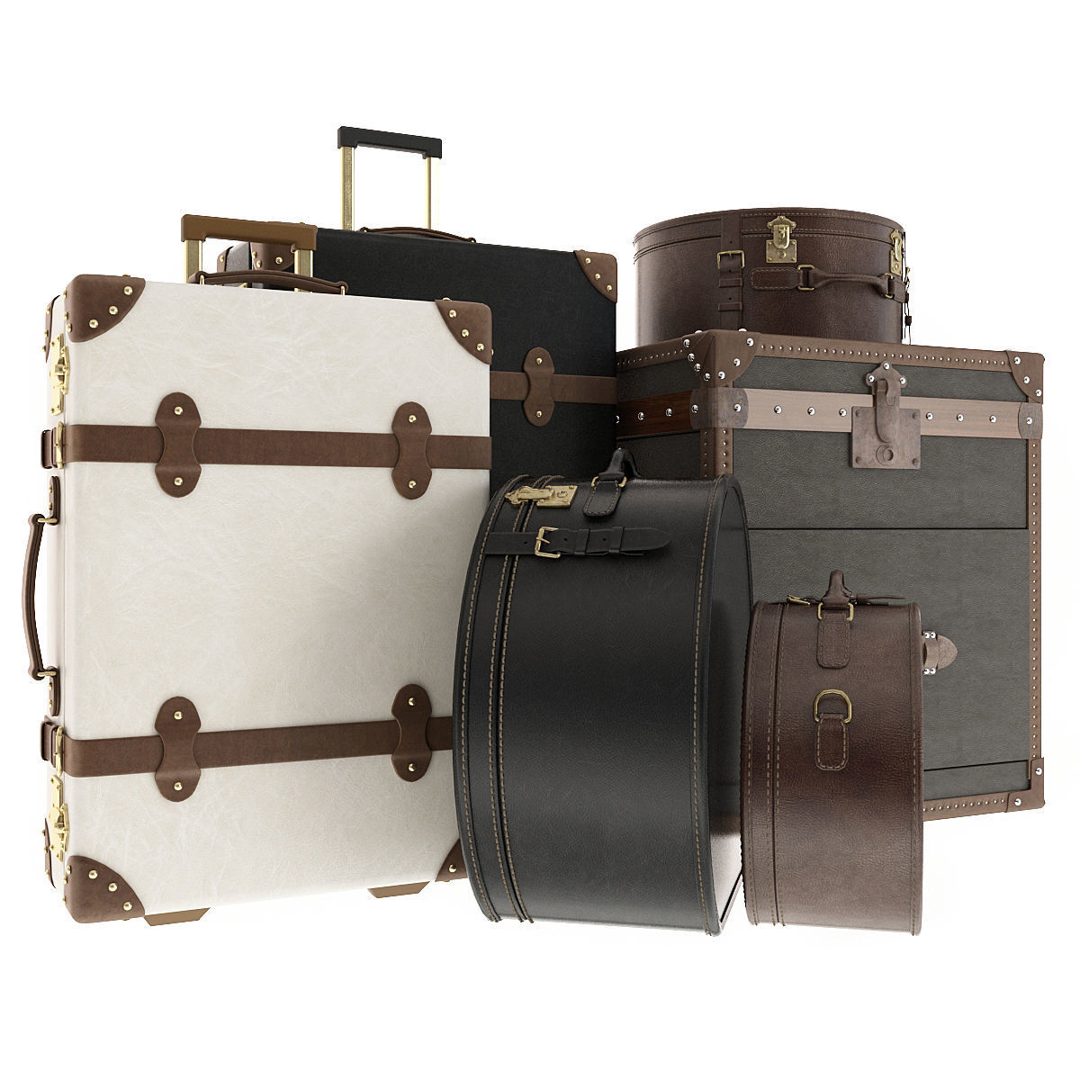 Suitcase Chest 3D model_8