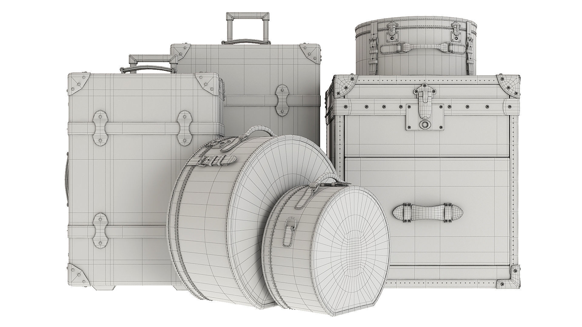 Suitcase Chest 3D model_3