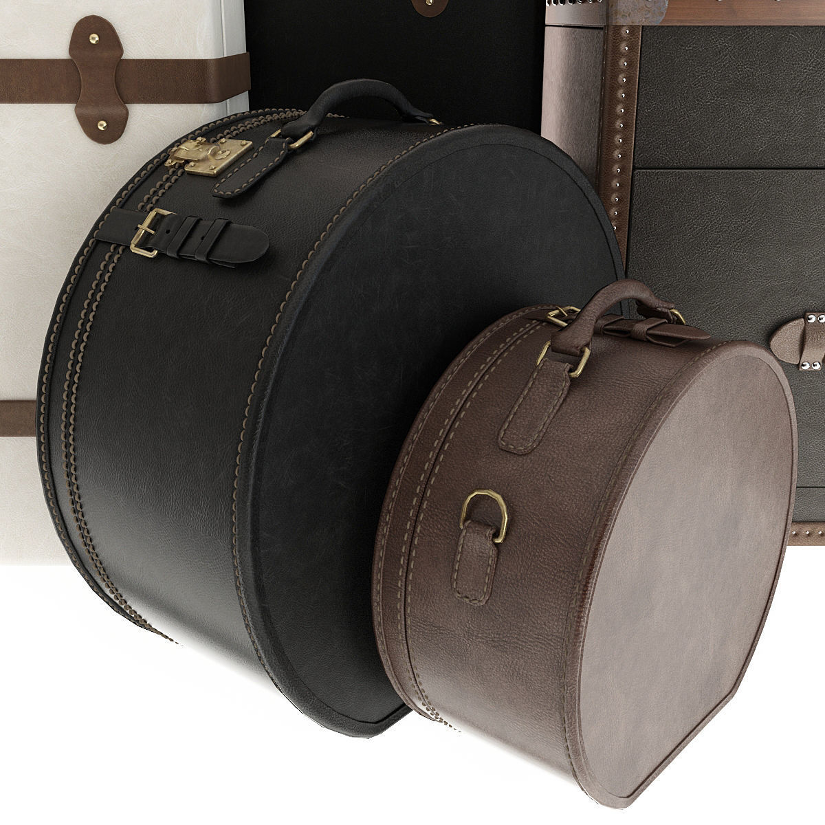 Suitcase Chest 3D model_13