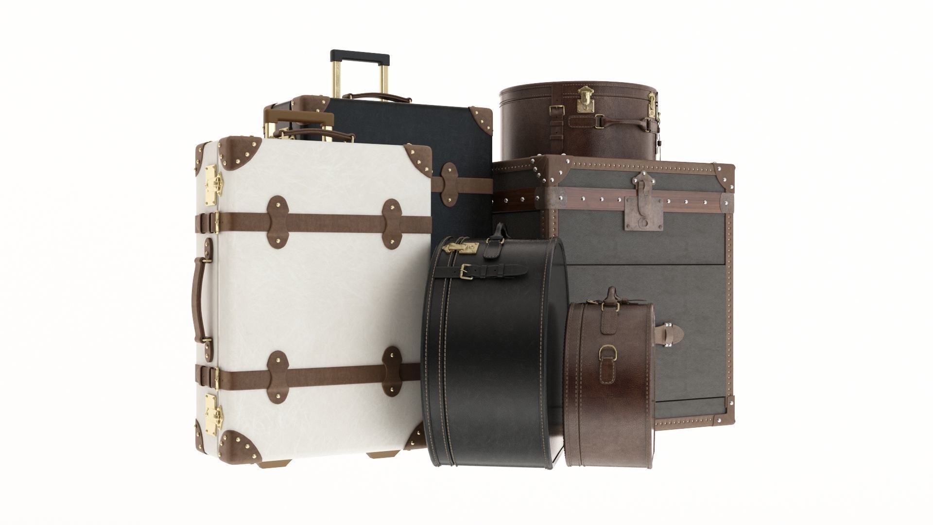 Suitcase Chest 3D model_5