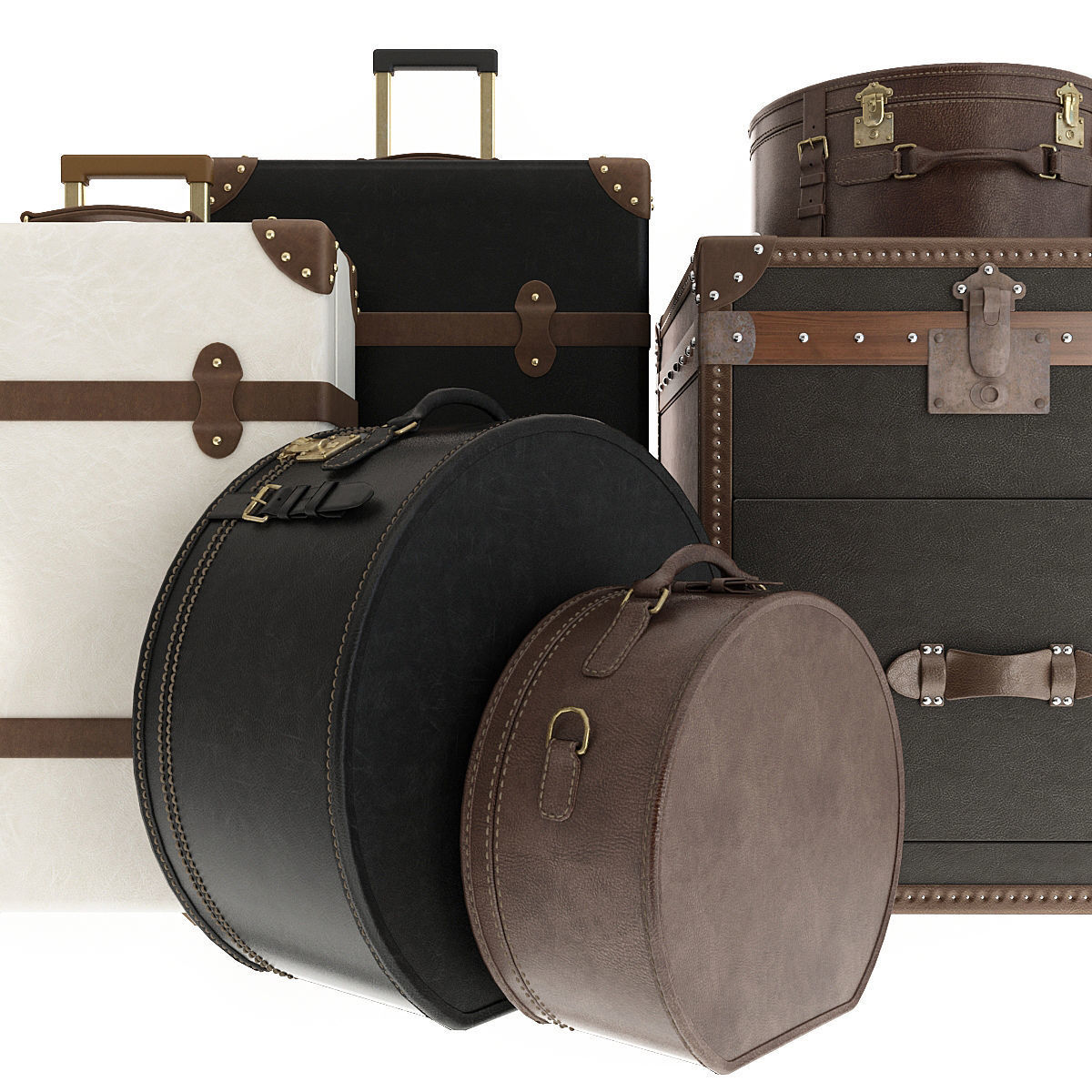 Suitcase Chest 3D model_14