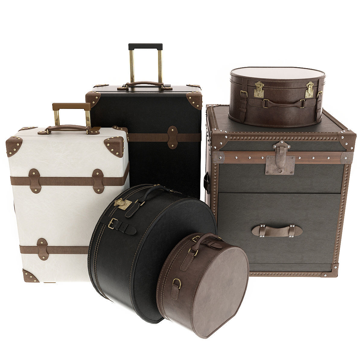 Suitcase Chest 3D model_10