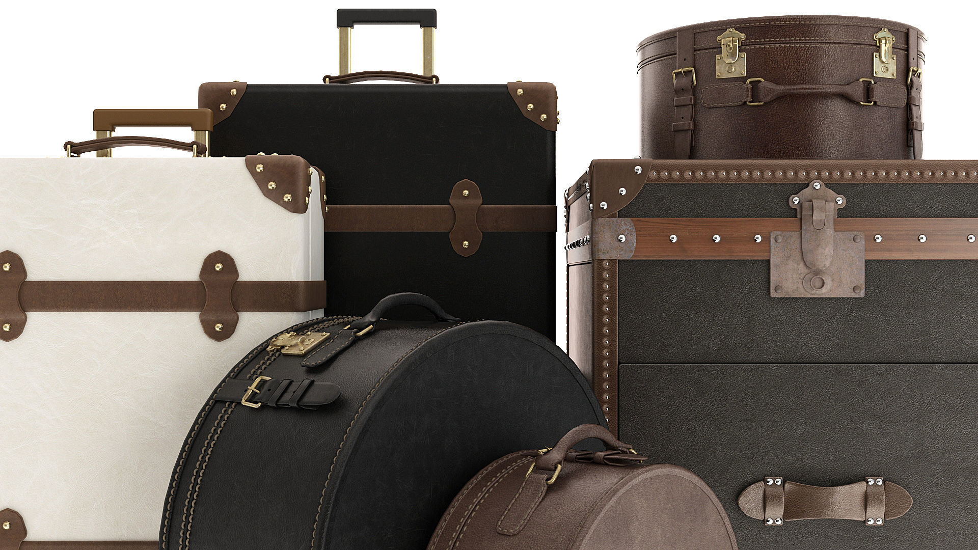 Suitcase Chest 3D model_4