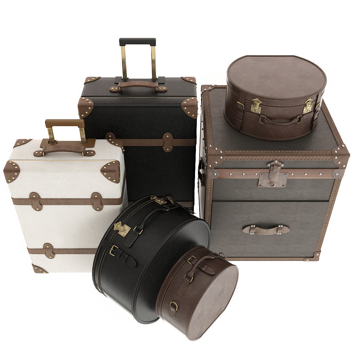 Suitcase Chest 3D model_16