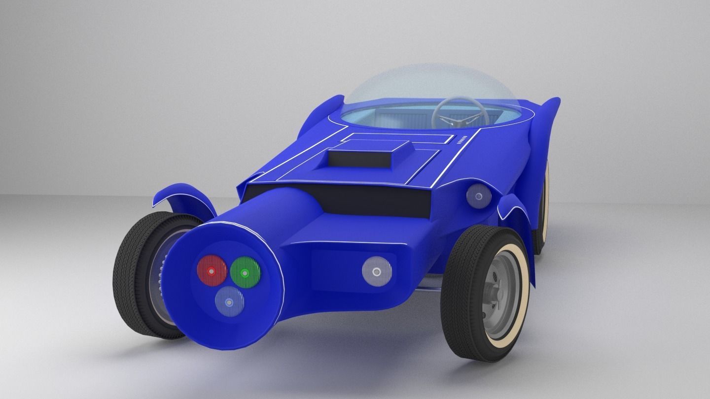 Orbitron Custom Hot Rod 3D model_3