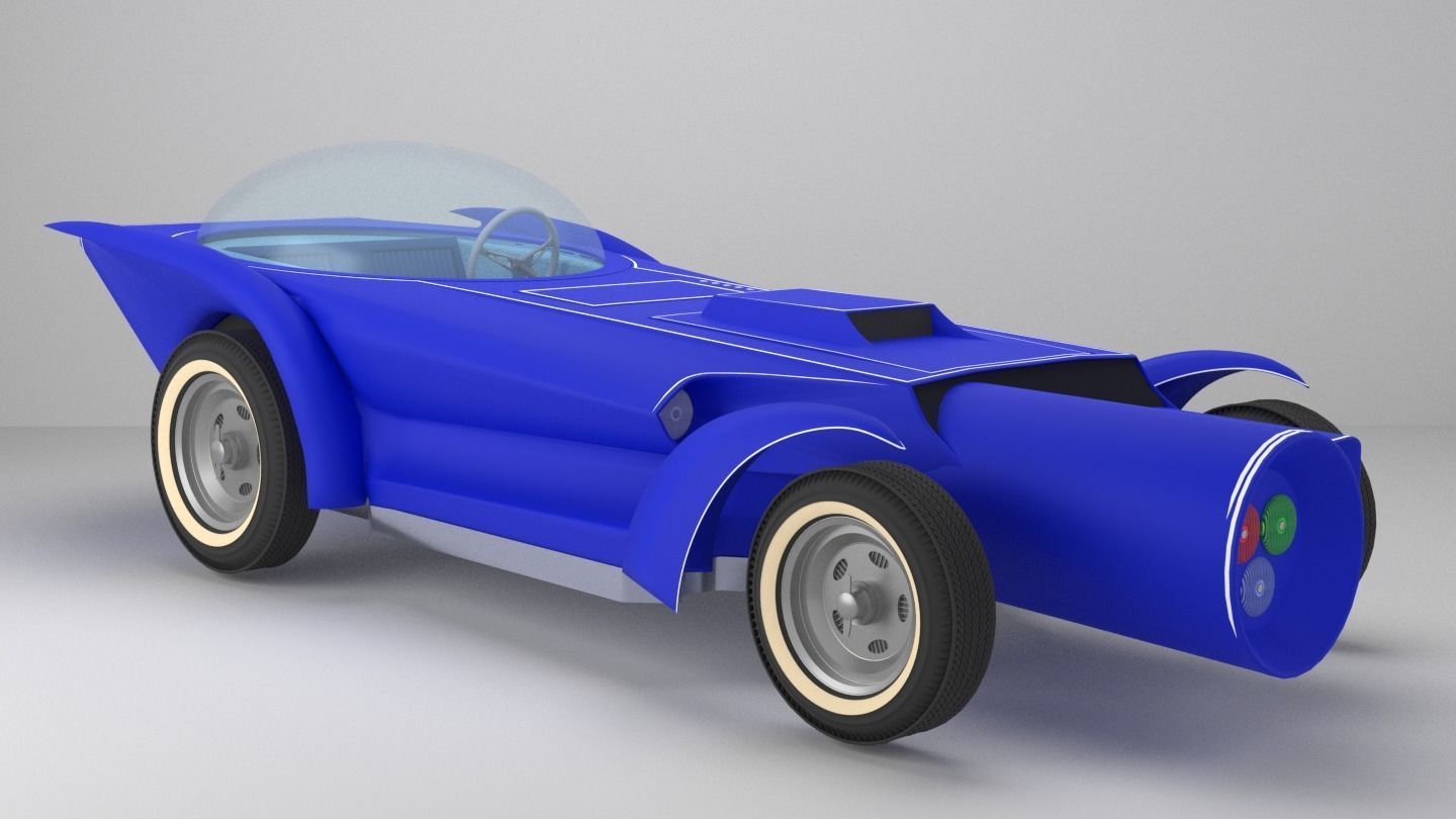Orbitron Custom Hot Rod 3D model_2