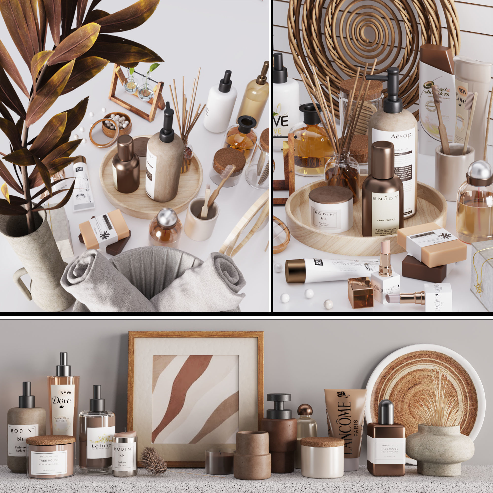 bathroom accessories 03 3D model_5