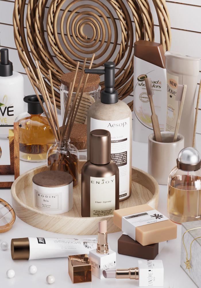 bathroom accessories 03 3D model_8