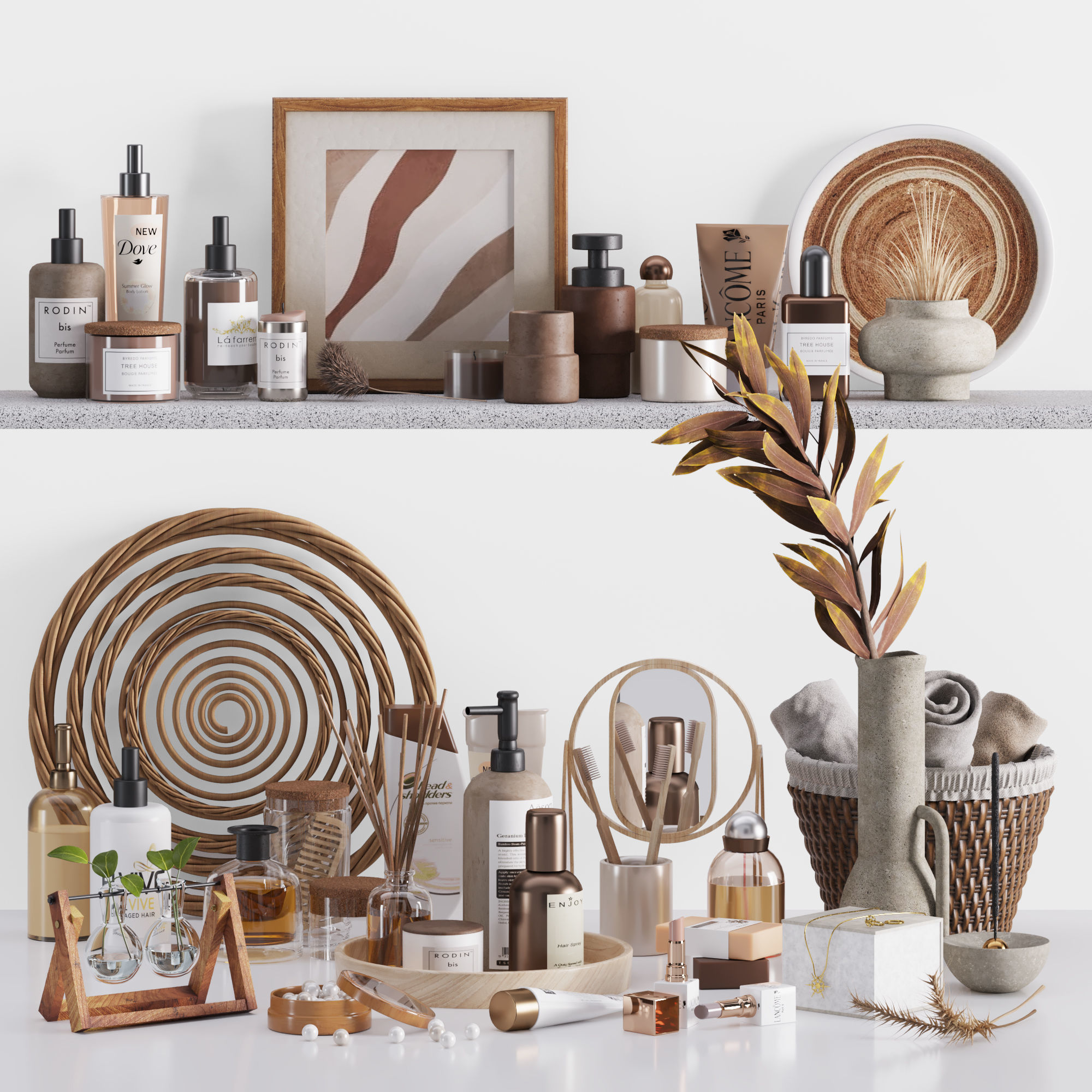 bathroom accessories 03 3D model_2