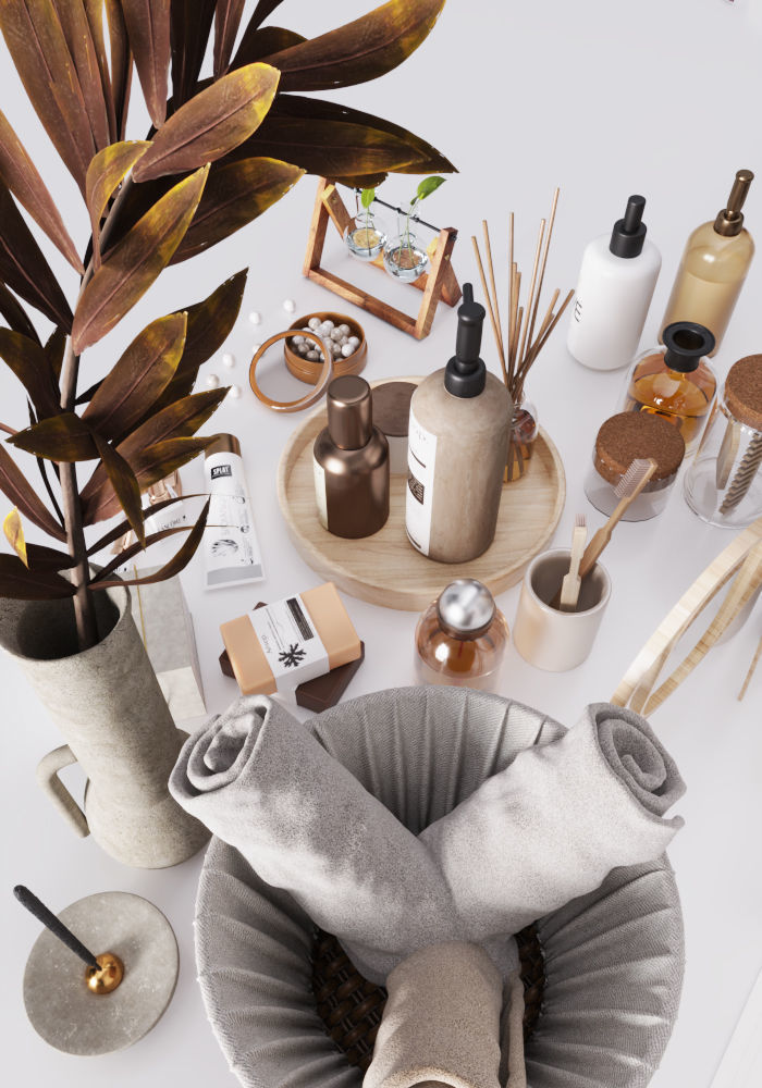 bathroom accessories 03 3D model_9