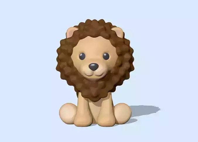 A cute lion for decoration and play