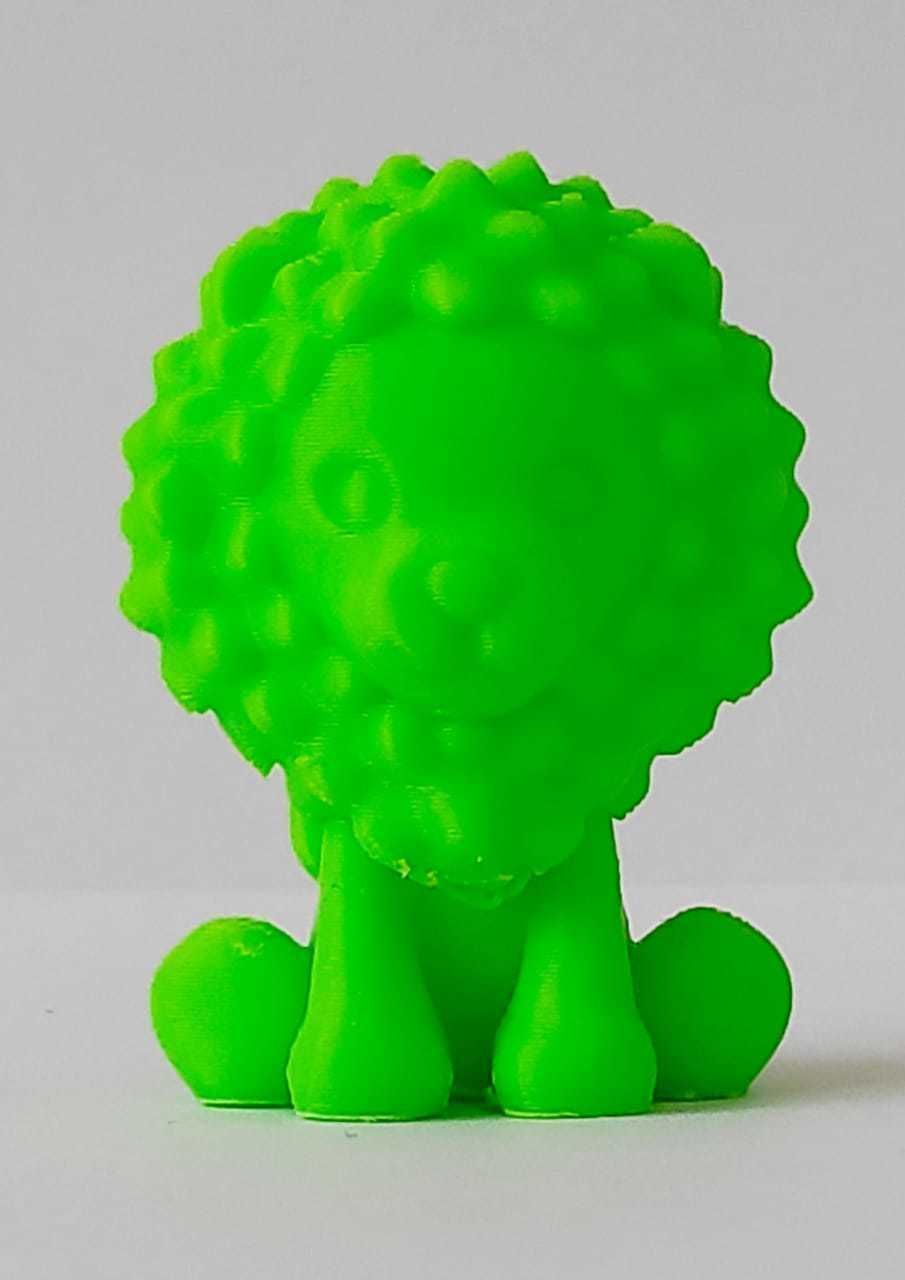 A cute lion for decoration and play 3D print model_2