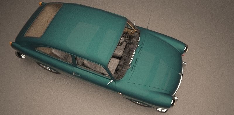 Volkswagen Type 3 3D Model Collection_50