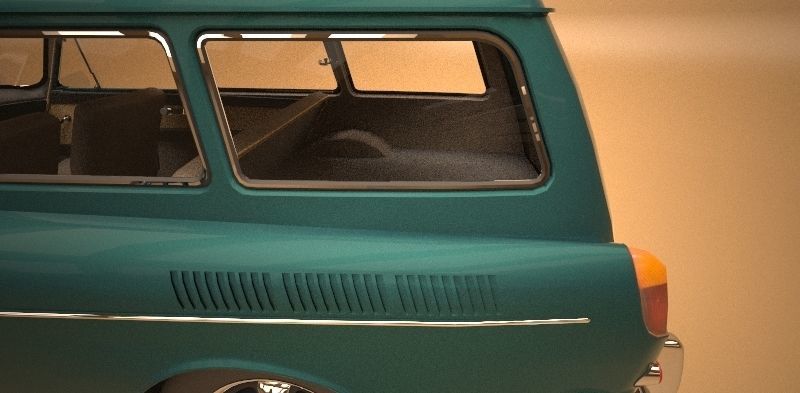 Volkswagen Type 3 3D Model Collection_8