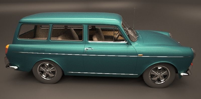 Volkswagen Type 3 3D Model Collection_10