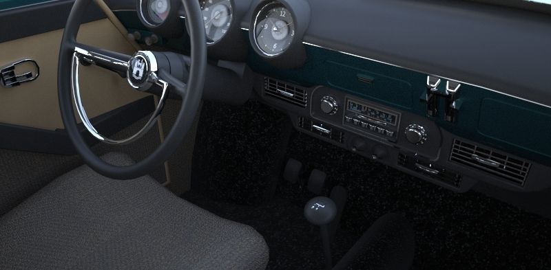 Volkswagen Type 3 3D Model Collection_5