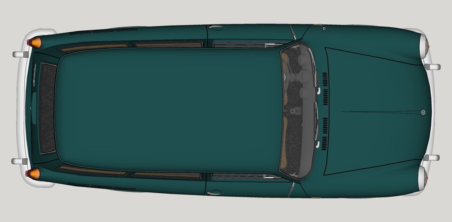 Volkswagen Type 3 3D Model Collection_23