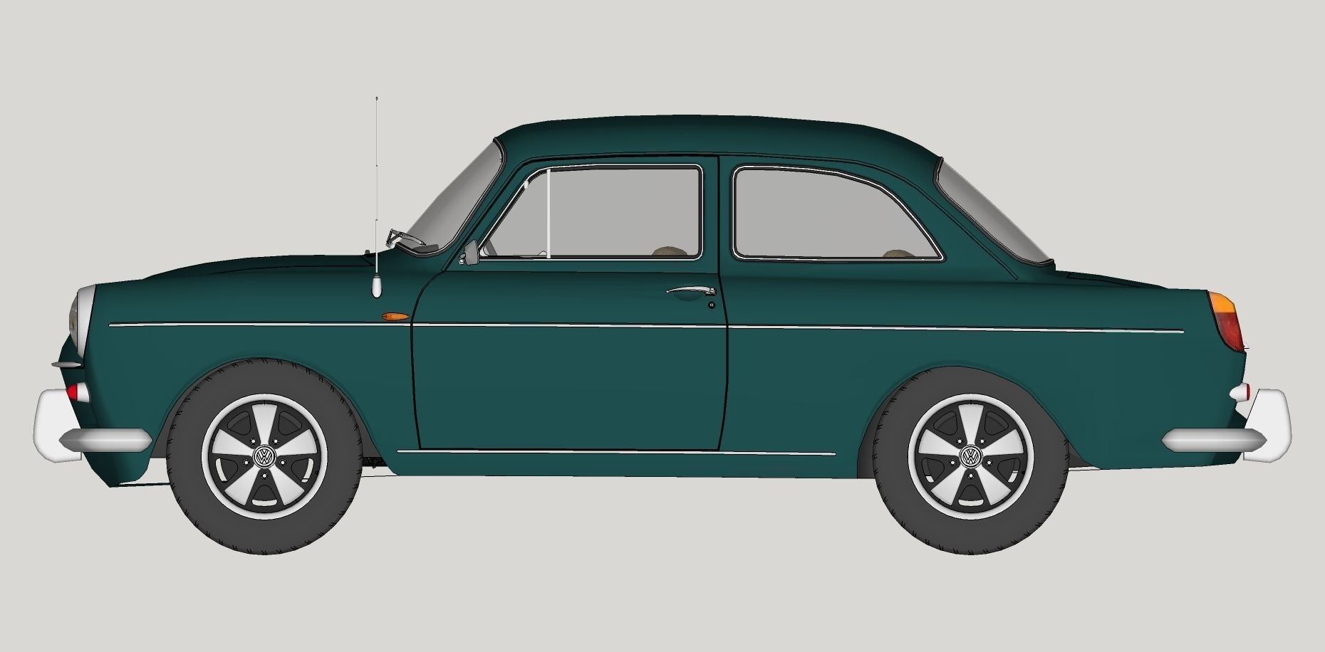 Volkswagen Type 3 3D Model Collection_28