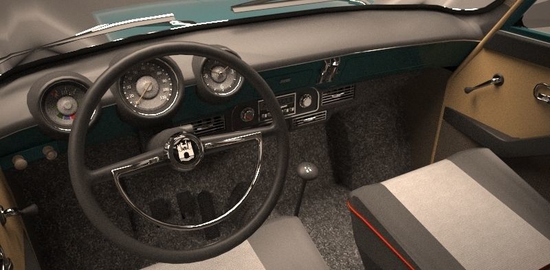 Volkswagen Type 3 3D Model Collection_13