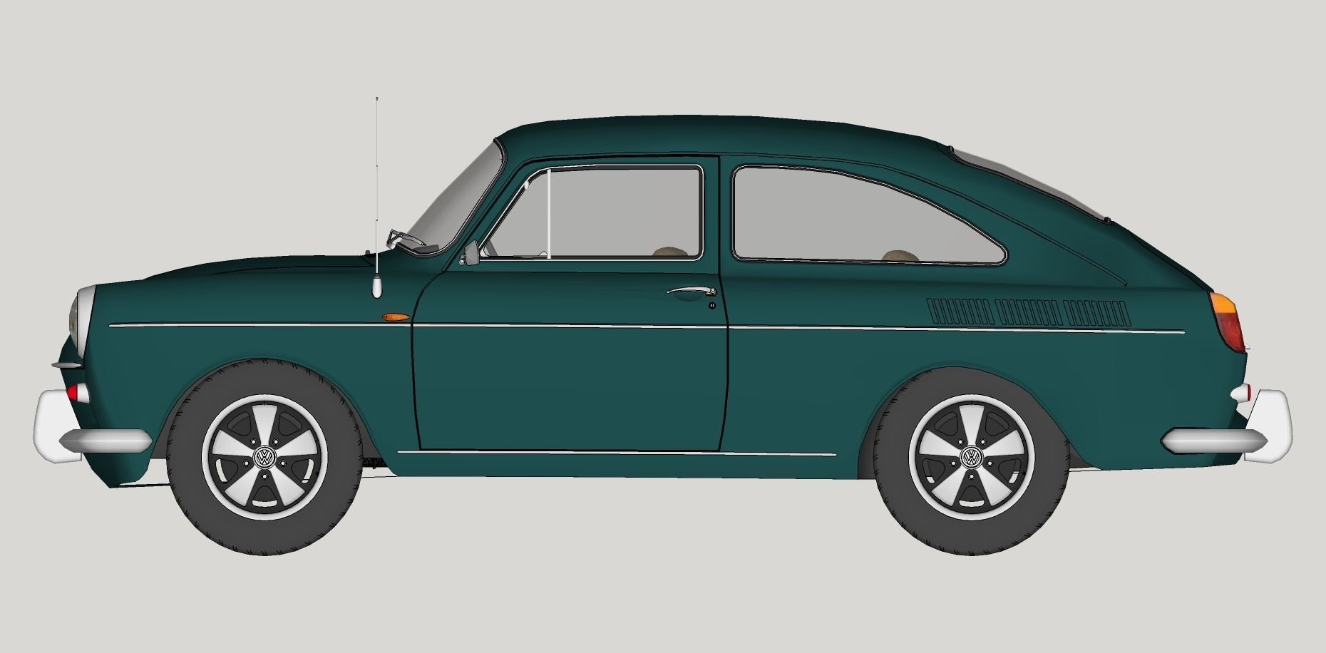 Volkswagen Type 3 3D Model Collection_54