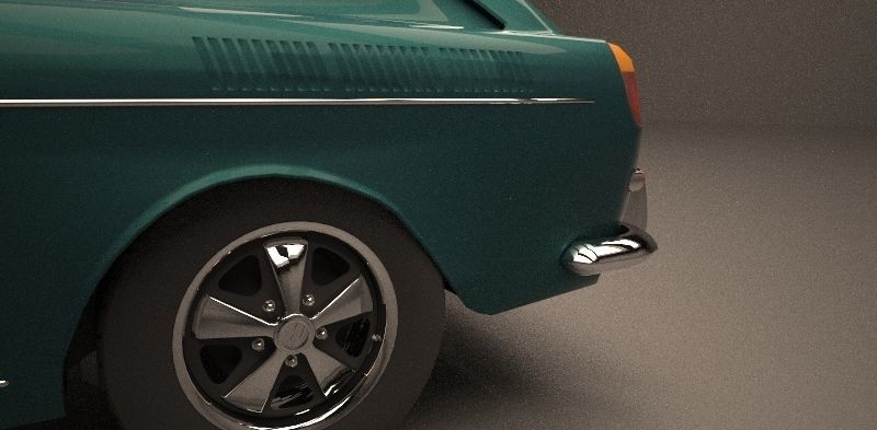 Volkswagen Type 3 3D Model Collection_49