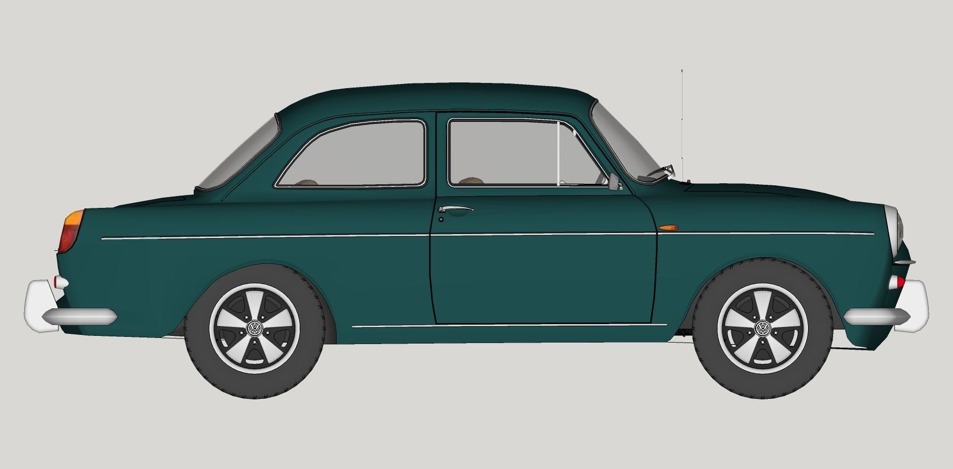 Volkswagen Type 3 3D Model Collection_33