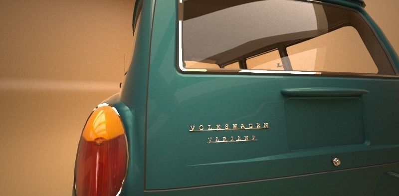 Volkswagen Type 3 3D Model Collection_11