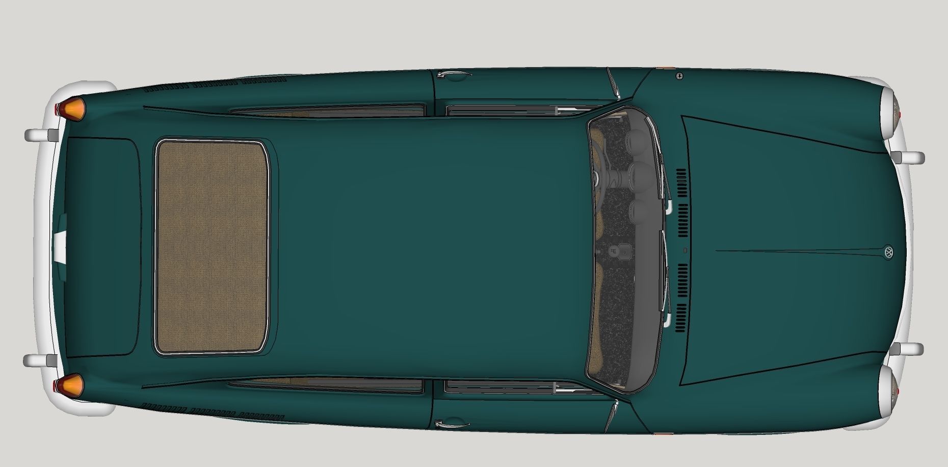 Volkswagen Type 3 3D Model Collection_55