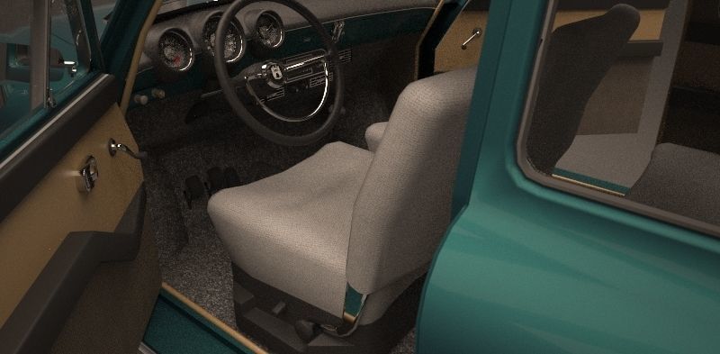 Volkswagen Type 3 3D Model Collection_9