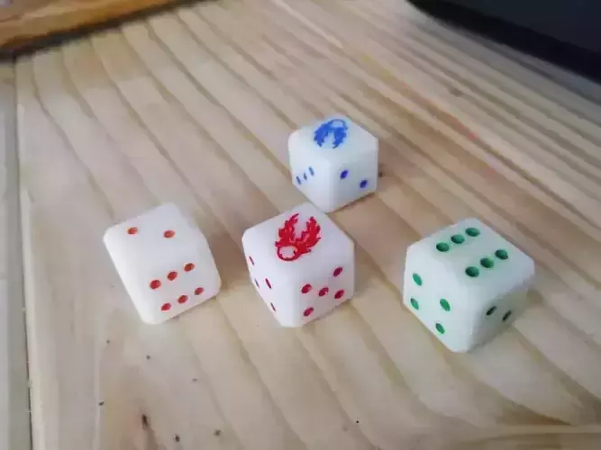16mm Twin-tail Comet dice