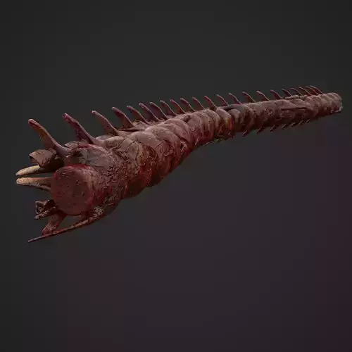Bloody Spine Low-poly 3D model