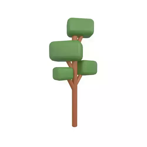 Cartoon Tree v1 002