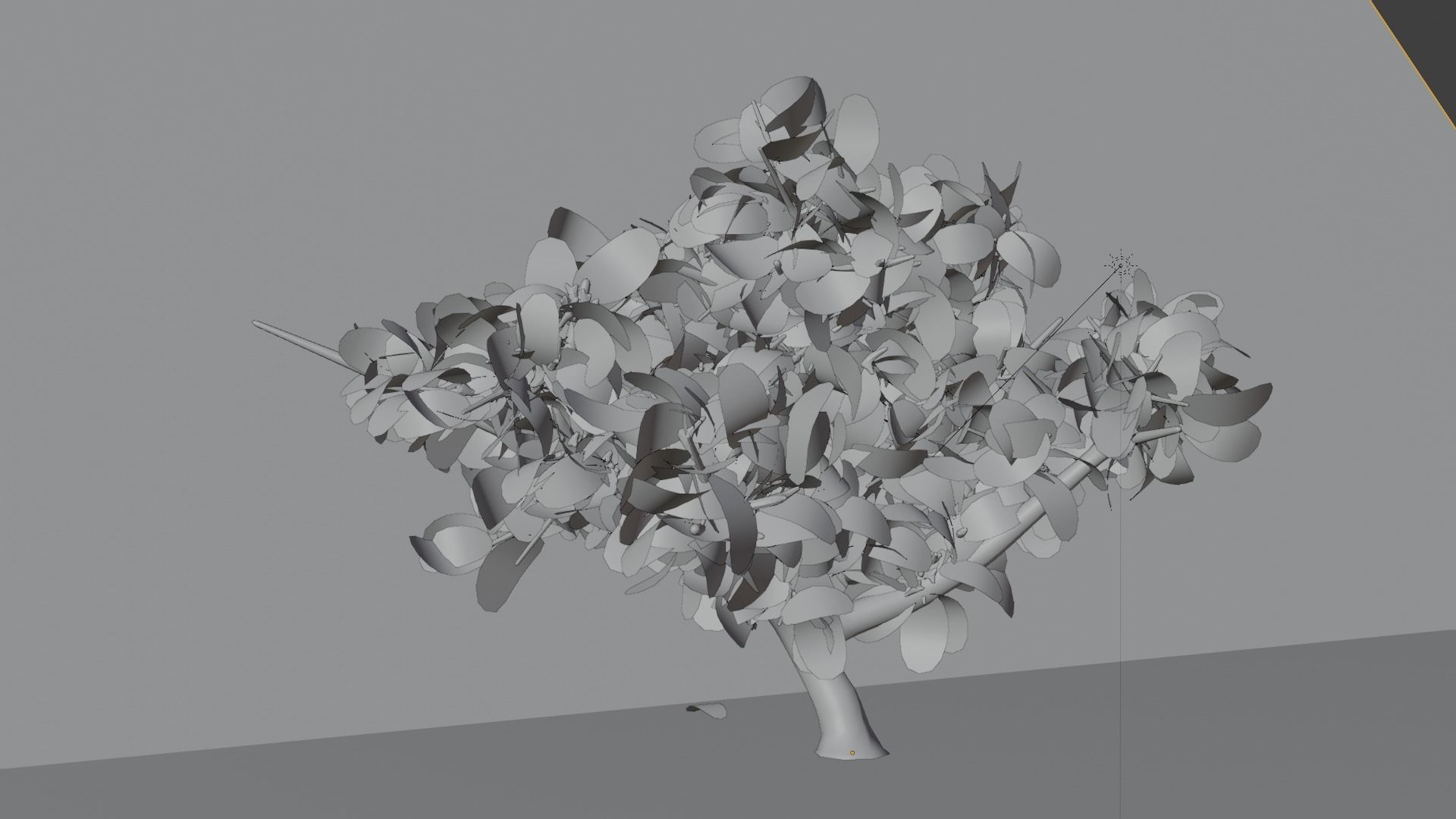 Tree free smal bush PBR Free low-poly 3D model_2
