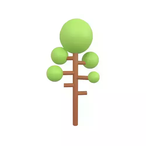 Cartoon Tree v3 001